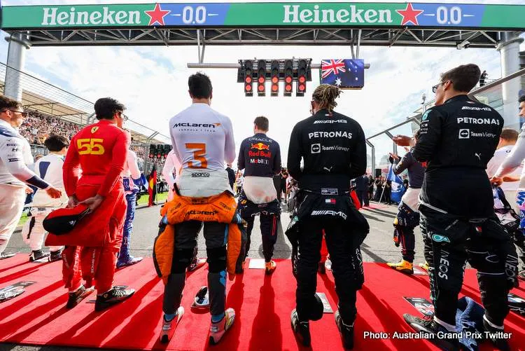 drivers on grid melbourne 2022