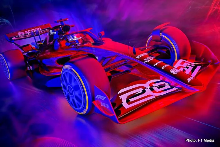 f1 2021 launch rendering effect light 1