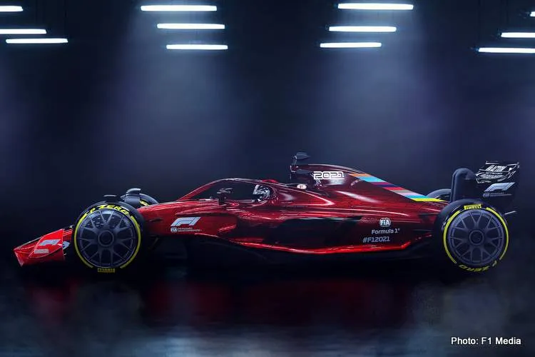 f1 2021 launch rendering effect light 4
