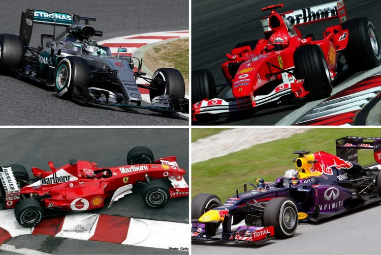 f1 cars fastest