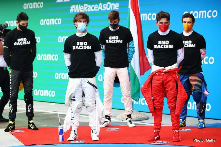 f1 drivers protest