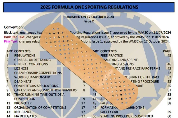 f1 rules