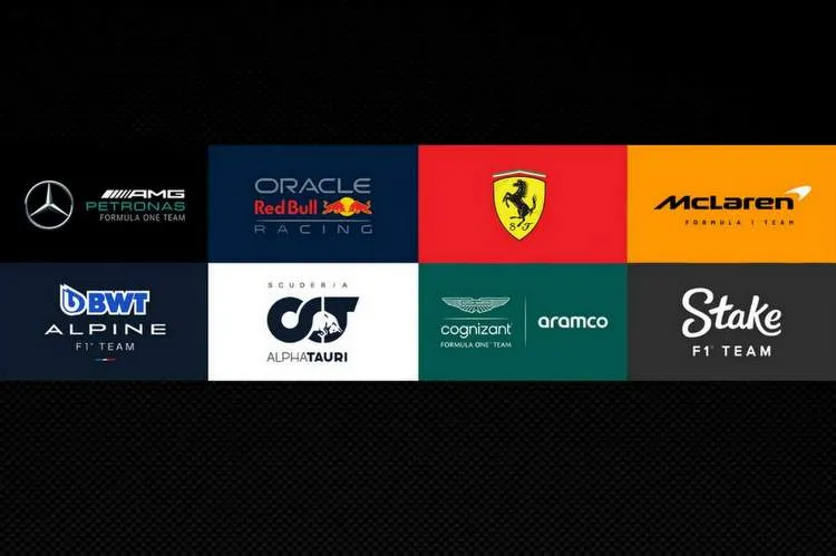 f1 team logos badges