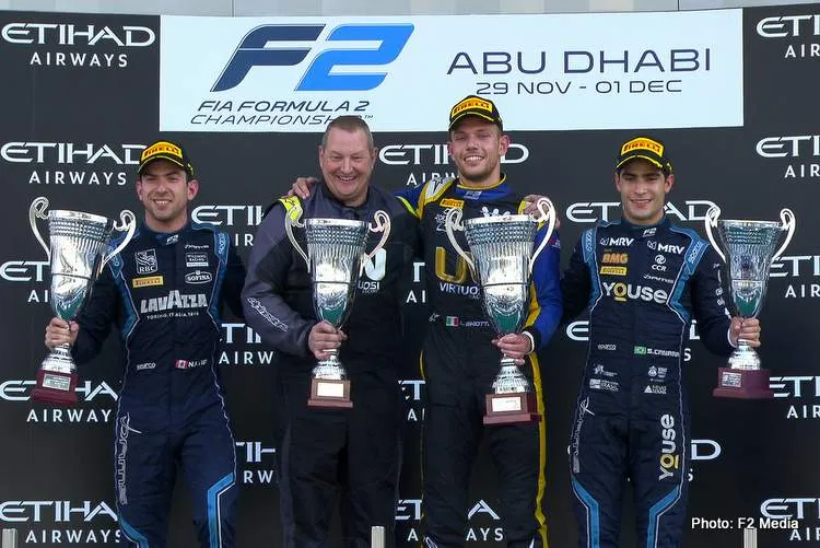 f2 last podium of 2019 abu dhabi
