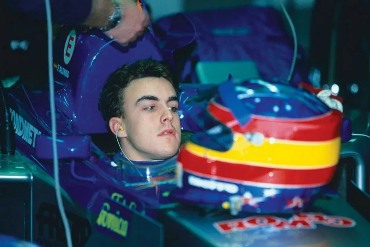fernando alonso at indy in 2002