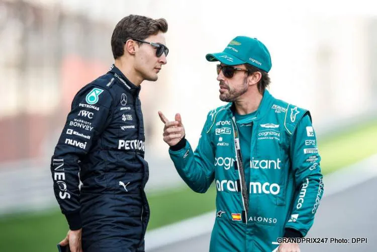 fernando alonso crash george russell dppi