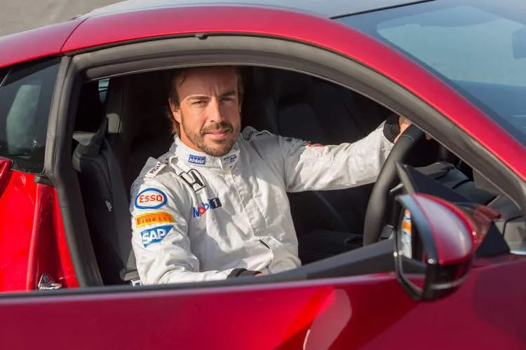 fernando alonso drives the 2017 honda nsx digs the brakes 2