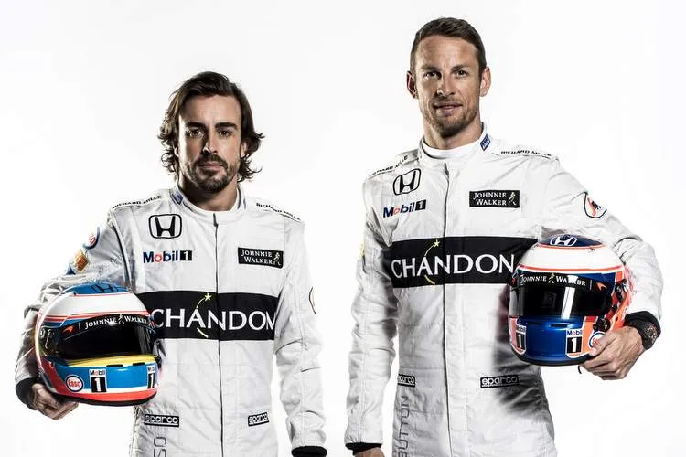 fernando alonso jenson button portrait 2