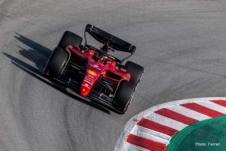 ferrari f1 75 barcelona test 2022
