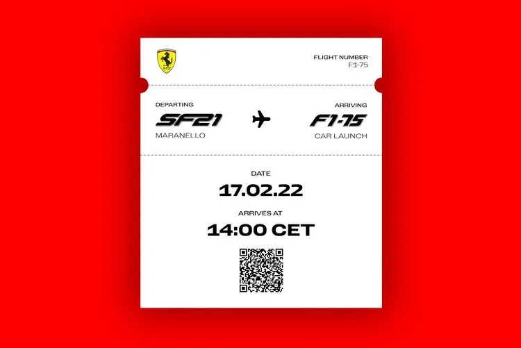 ferrari f1 75 launch