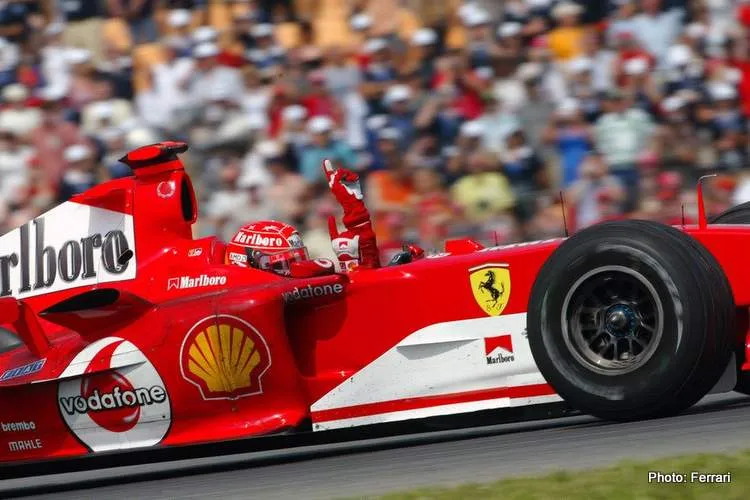 ferrari f2004 schumacher 1