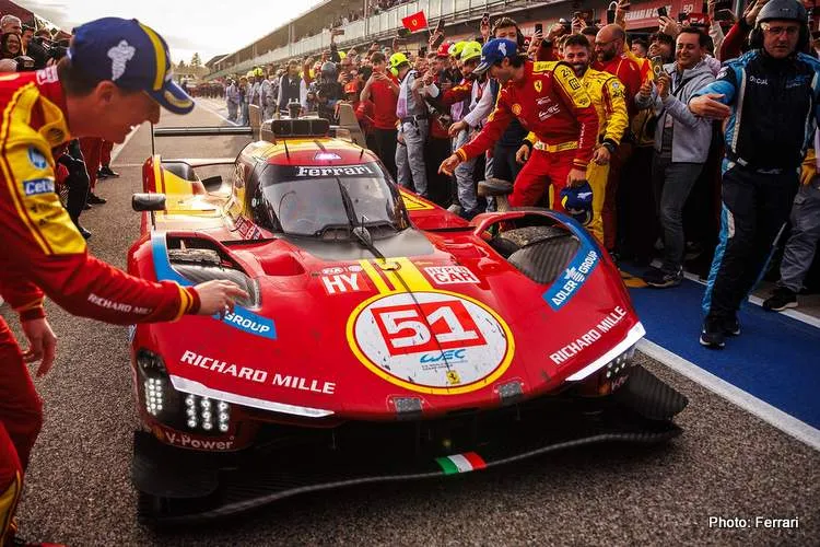 ferrari hypercar imola winners wec