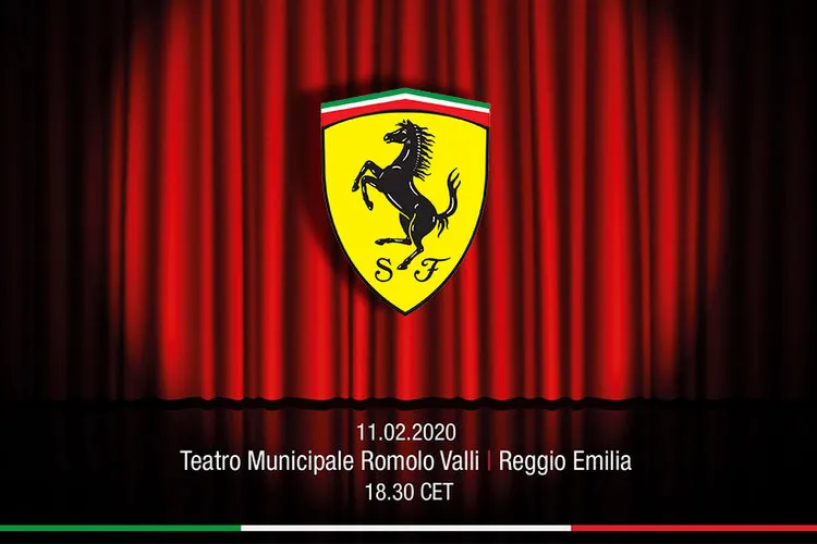 ferrari launch grapohic