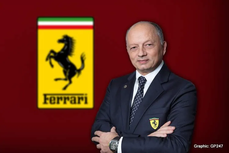 ferrari logo vasseur badge