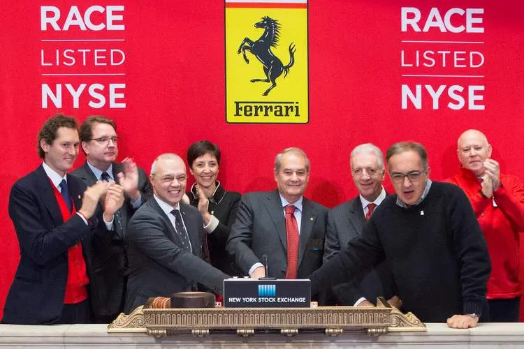 ferrari nyse bell ring