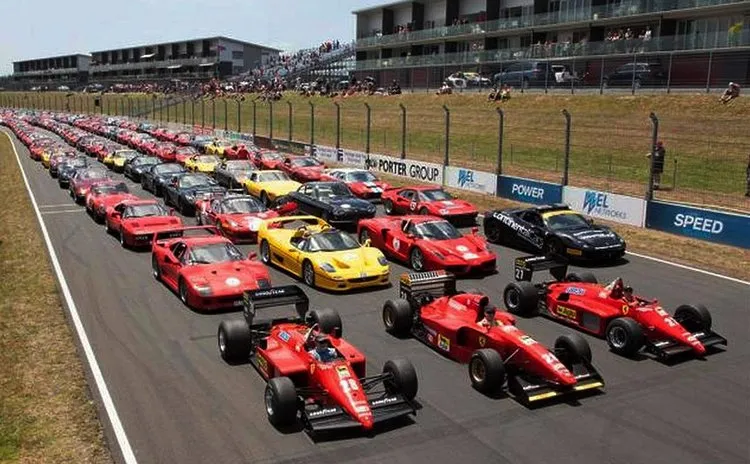 ferrari parade