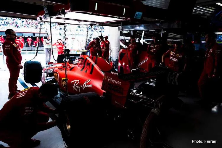 ferrari pit garage 2019 suzuka