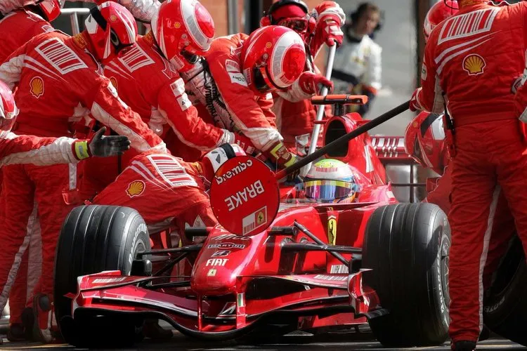 ferrari pitstop f1