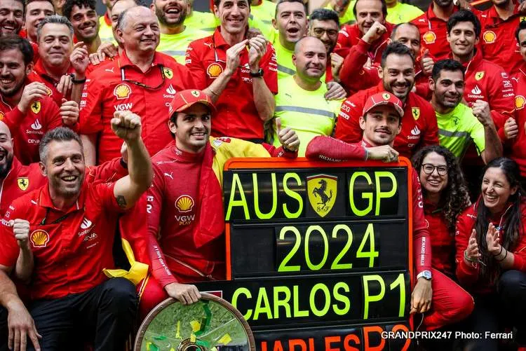 ferrari team melbourne 2 2024