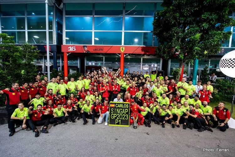 ferrari team singapore 2023