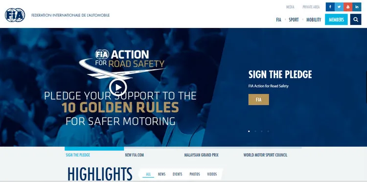 fia website