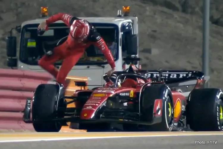 formel 1 leclerc ferrari dnf