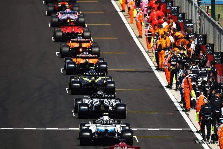 formula 1 grid