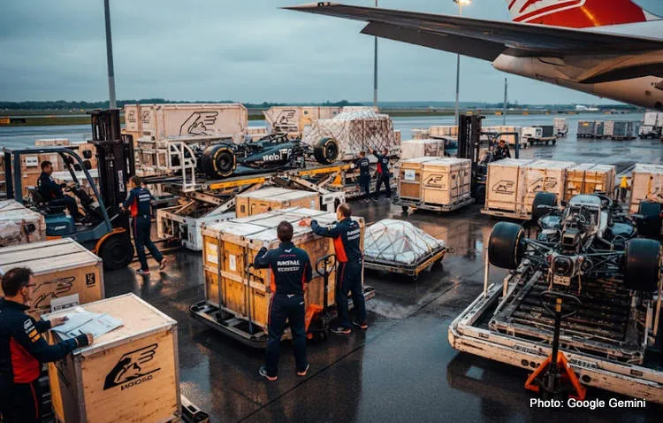 formula 1 logistics