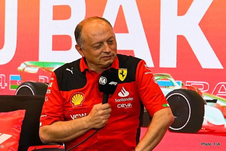 frederic vasseur team principa ferrari baku f1
