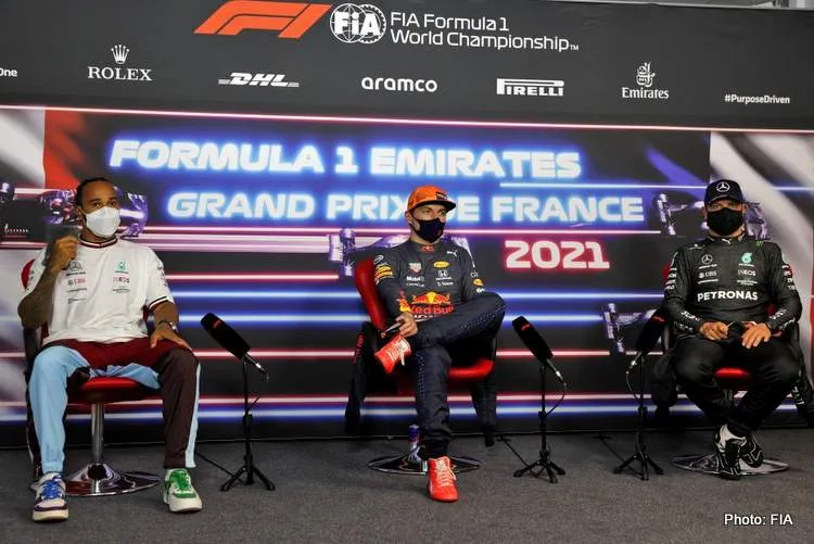 french grand prix qualifying press conference f1 hamilton verstappen bottas