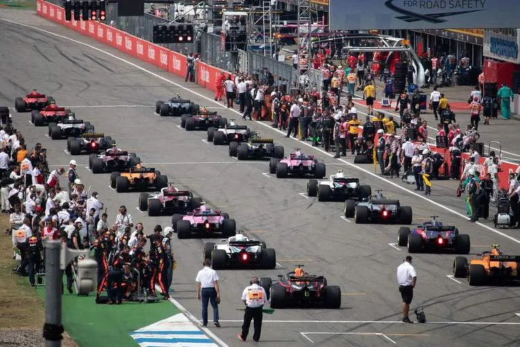 frmula 1 back of the grid getty