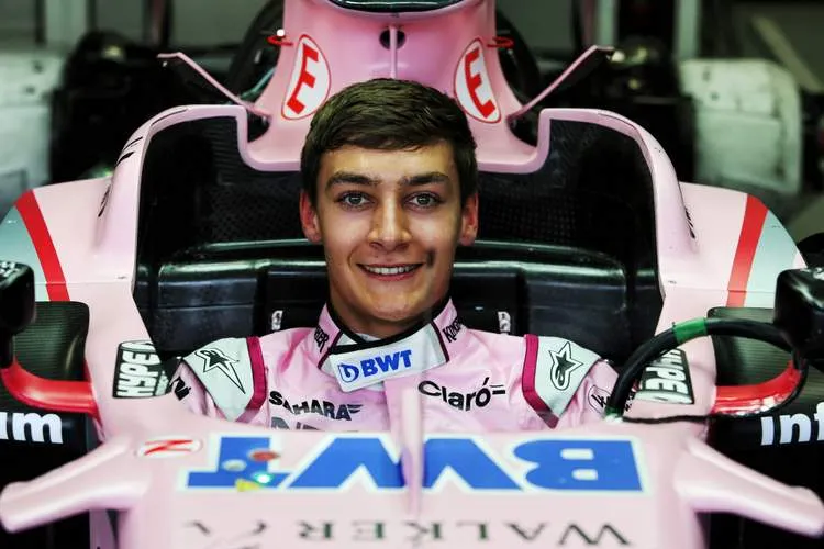 george russell force india 012