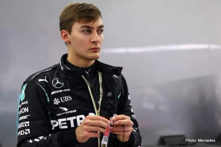 george russell mercedes 2022