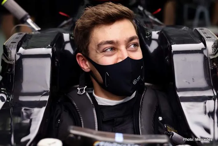 george russell mercedes