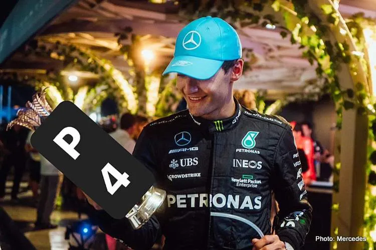 george russell p4 f1 saudi arabia