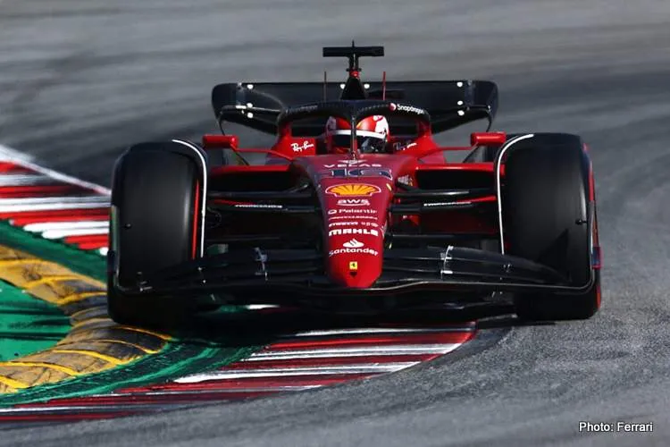gettyimages 1398327327 leclerc ferrari spain