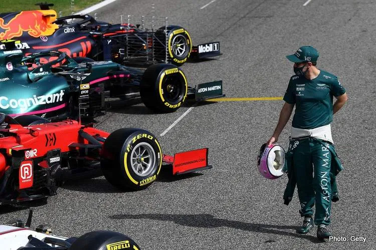 gettyimages vettel aston martin ferrari f1 2021