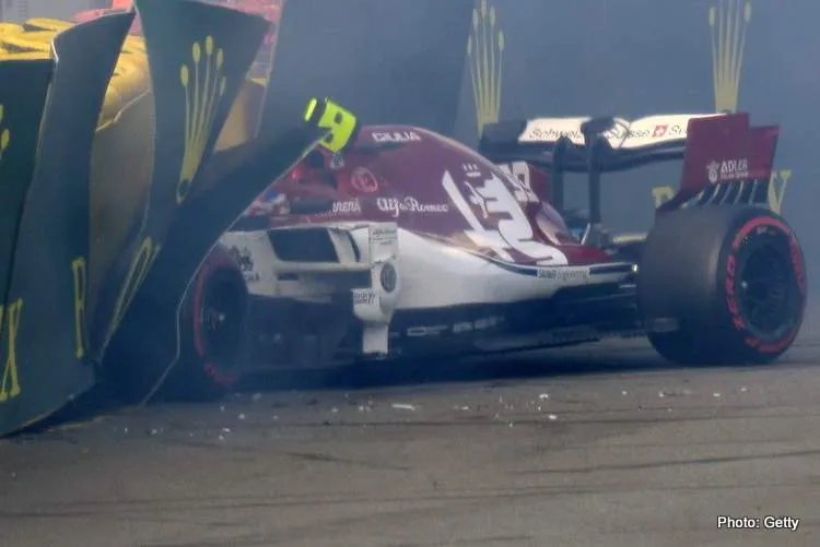 giovinazzi crash spa 2019