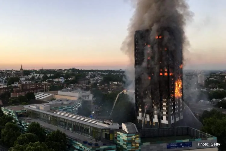 grenfell tower fire wider view