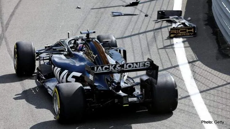 grosjean crash