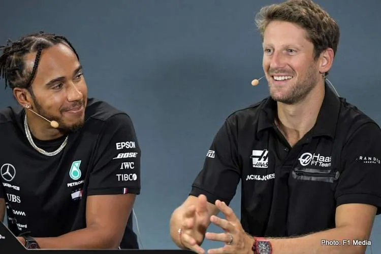 grosjean hamilton mercedes