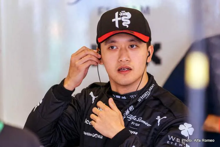 guanyu zhou f1 baku