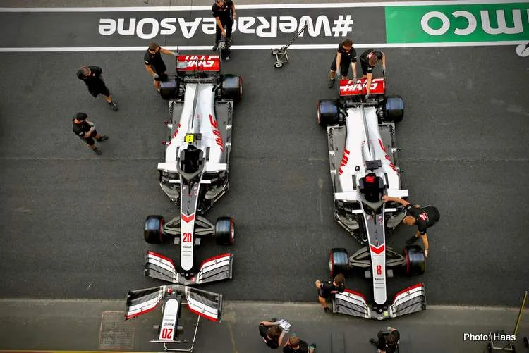haas f1 grosjean magnussn