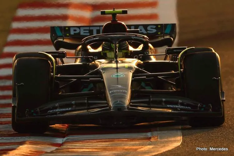 hamilton bahrain testing 3 2023