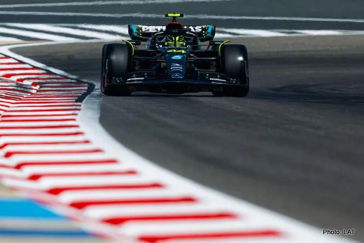 hamilton bahrain testing 5 2023