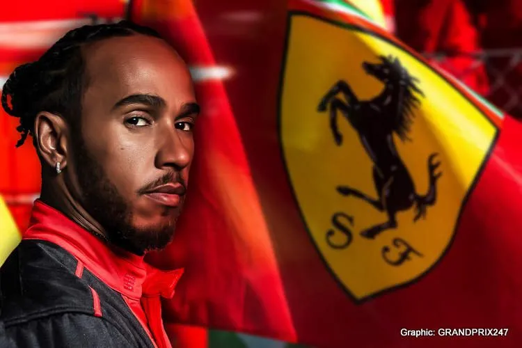 hamilton ferrari f1 team