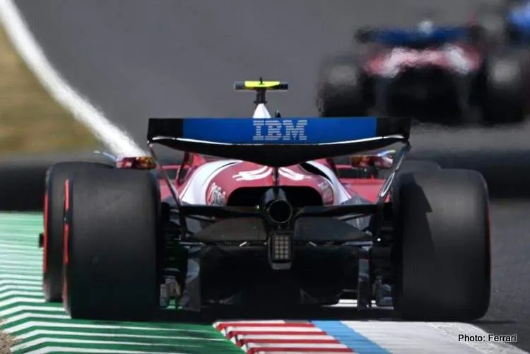 hamilton ferrari suspension