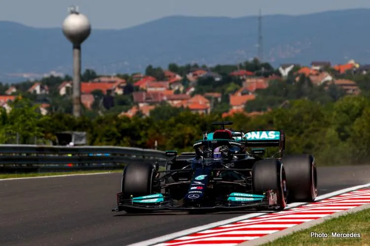 hamilton hungarian grand prix 2021 mercedes
