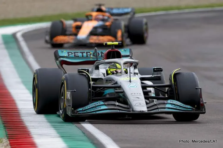 hamilton imola race 2 2022