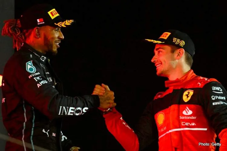 hamilton leclerc bahrain 22 2023